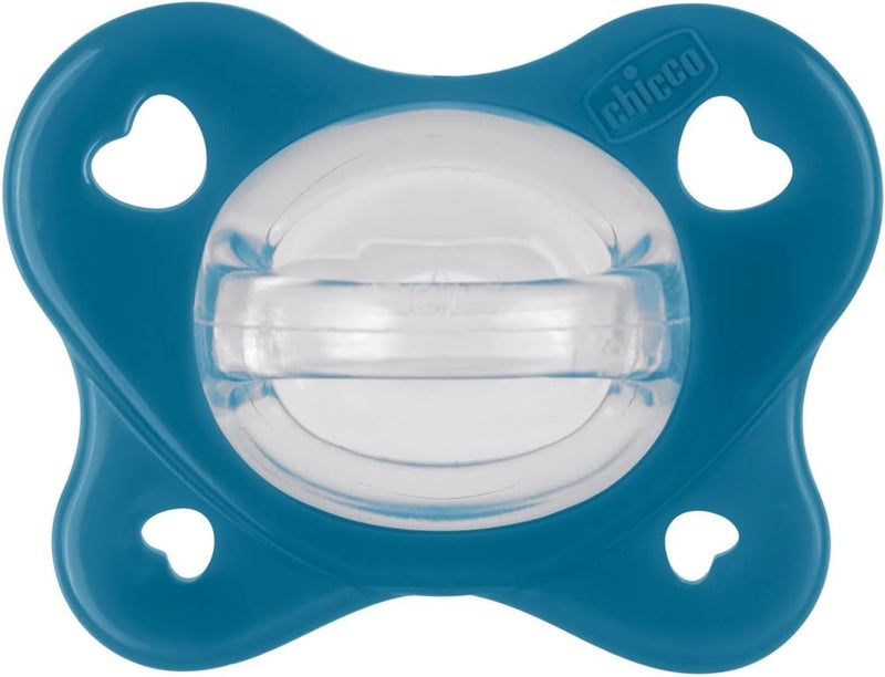 Chicco Physioforma Dual Soft Silicone Soother 16-36m (2 pcs), Blue - Image 4
